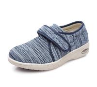 Scarpe per Piedi gonfi, Scarpe da Ginnastica per Il Tempo Libero da Interno ed Esterno, Scarpe da Donna Extra Larghe, Chiusure Regolabili Leggere e Traspiranti, Calzature Ortopediche,36EU