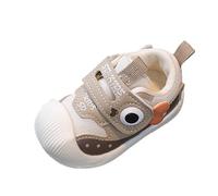 Scarpe per sport scolastici da ragazza, alla moda, per bambini, invernali, impermeabili, piatte e calde, comode, 38 ragazzi, cachi, 25.5 EU