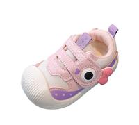 Scarpe per sport scolastici da ragazza, alla moda, per bambini, invernali, impermeabili, piatte e calde, comode, 38 ragazzi, Colore: rosa., 23.5 EU