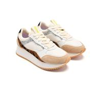 Scarpe Piattaforma Pelle Leopardo Bowdoin, Leopardato, 37 EU