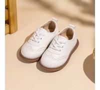 Scarpe piatte con stile inglese in PU per bambini, adatte per le stagioni di primavera e autunno EUR21,EUR22,EUR23,EUR24,EUR25,EUR26,EUR27,EUR28,EUR29,EUR30Lettere