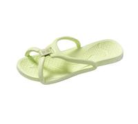 Scarpe pieghevoli per la borsa, leggere, da donna, per la doccia, per hotel, antiscivolo, piatti, anti-sudore, traspiranti, verde, 43 EU