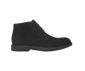 Scarpe polacchino stringate NeroGiardini uomo I500850U/200 camoscio blu