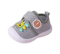 Scarpe primi passi da 1 anno e sandali per bambini, aperti, casual, antiscivolo, con plateau, grigio., 20 EU