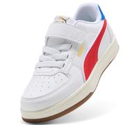 Scarpe Puma Caven 2.0 Retrò unisex bambino bianco rosso 403204 01