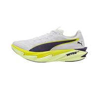 Scarpe Puma Deviate NITRO Elite 4 Bianco Giallo SS26, Taglia 46 - EUR