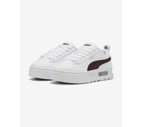 Scarpe Puma Mayze Leather bianco puro nero bambina - 32