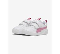 Scarpe Puma Multiflex SL V con velcro bianco puro rosa bambini - 22