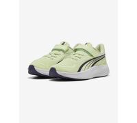 Scarpe Puma Pounce Lite AC+ verde chiaro nero per neonati - 30