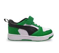 Puma Rebound V6 Jr - sneakers - ragazzo 12 UK Green/White junior
