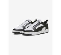 PUMA Rebound V6 Low, Sneaker Unisex - Adulto, White Black White, 40.5 EU