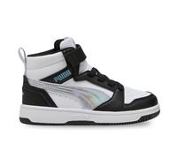 PUMA Rebound V6 Mid Space Belle AC+ PS, Sneaker, Black-Lilac Crush White, 23 EU