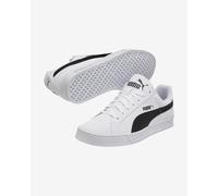 PUMA Puma Smash Vulc, Scarpe da Ginnastica Basse, Unisex - Adulto, Bianco (White/Black), 45 EU