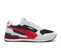 PUMA Sneakers Sportive, Bianco/Nero/Rosso, Design Classico con Logo Laterale (Grigio, Sistema Taglie Calzature EU, Adulto, Numero, Media, 41)