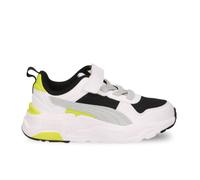 Puma Scarpe Sneakers Trinity 2 LT per bambini White Gray black lime con strappo