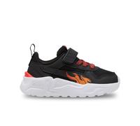 PUMA Unisex Baby Trinity 2 LT Sparks AC+ INF Sneaker, Black-Bright Papaya-RED Flash, 7 UK Bambino