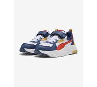 PUMA Trinity Lite AC+ PS, Sneaker, White-Fierce Red-Persian Blue, 29.5 EU