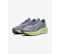 PUMA Velocity Nitro 4 Scarpe da Corsa Scarpe neutrali Uomini Grigio - Vibrant Silver-Apple Spritz 42