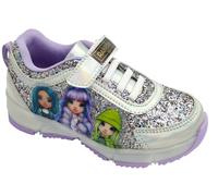 Scarpe Rainbow High con luci Argento Numeri dal 25 al 32 In regalo Due pennarell