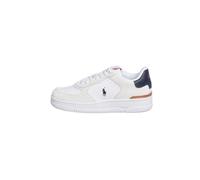 Scarpe Ralph Lauren da Uomo, Modello Sneakers 809891794001, Realizzate in Pelle. Bianco