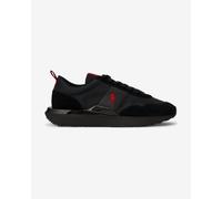 Scarpe Ralph Lauren Train 89 Suede & Oxford nero rosso - 36