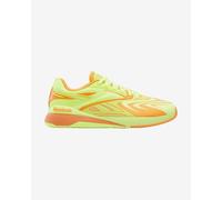 Reebok Sneakers da Donna Nano X5 Edge, Digital Lime/Atomic Tangerine, 35,5 EU