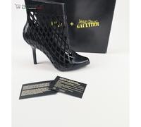 Scarpe Rete Tacco MELISSA + JEAN PAUL GUALTIER Nero MESH PUMPS Hot Sensuality