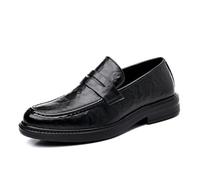 Scarpe rialzanti Invisibili da Uomo con Rialzo - Mocassini Slip-on Eleganti, Foderati in Pelle, Antiscivolo, Oxford da Lavoro per Viaggi, Guida, Ufficio e Lavoro