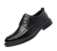 Scarpe Rialzate da Uomo con Rialzo Invisibile da 6 cm in Oxford Classiche Scarpa Formali Stringate Eleganti Ortopediche Comfort da Uomo