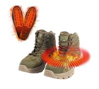 Scarpe riscaldate per piedi, scarpe da ginnastica riscaldate, scarpe da campeggio all'aperto Scaldapiedi a movimento libero, scarpe riscaldate a temperatura controllata, suola antiscivolo, calci