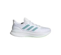 adidas Ultrarun 5 Running Shoes, Scarpe da Corsa Uomo, Ftwr White/Mint TON/Lime Burst, 42 2/3 EU