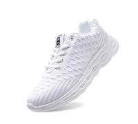 Scarpe Running Scarpe da Ginnastica Tradizionali da Donna, Tradizionali, Ginnastica Traspiranti in Rete, Sportive Eleganti, per Il Tempo Libero, Sportive per (White, 37)