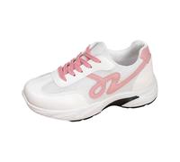 Scarpe Running Sneakers alla Moda con Plateau, Versatili e comode, per Camminare in Modo Sportivo con Suola Spessa (38)