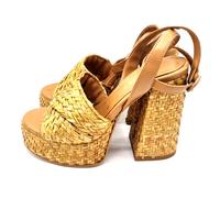 Scarpe Sabot Donna Kenneth Cole New York paglia naturale