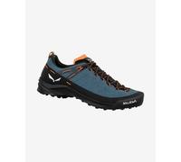 Salewa Wildfire Canvas M - scarpe trekking - uomo 10 UK Blue/Orange/Black man Canapa,Cotone Organico/Biologico,Salewa Committed,Kevlar,Pomoca,Ortholite