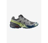 Salomon Scarpe da Trail Speedcross 6 Grigio scuro/Verde Taglia 44 2/3