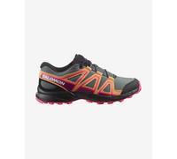 Scarpe Salomon Speedcross grigio fucsia bambini - 33