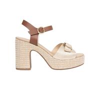 NeroGiardini - Sandali Donna in Pelle - Miele 38