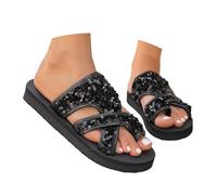 Scarpe sanitarie da donna: pantofole eleganti e larghe, sandali ortopedici da donna, sandali da spiaggia, comodi Big Toe Pantolette leggeri, in rete, casual, per il tempo libero, per l'alluce valgo