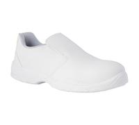 Scarpe sanitarie NURSE n° 41 REPOSA bianco pelle calzature lavoro con puntale