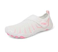 Scarpe Scoglio Donna Mare Acqua Barefoot Asciugatura Rapida Antiscivolo Scarpette Spiaggia Chiusura Strappo Traspirante Nuoto Immersione Piscina Sport Leggere Calzari Estate Acquagym (02,41)