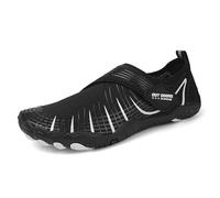 Scarpe Scoglio Donna Mare Acqua Barefoot Asciugatura Rapida Antiscivolo Scarpette Spiaggia Chiusura Strappo Traspirante Nuoto Immersione Piscina Sport Leggere Calzari Estate Acquagym (06,40)