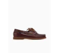 Sebago Docksides Portland Waxed, Scarpe da Barca Uomo, Marrone (Dk Brown Black Red), 41.5 EU