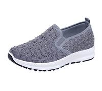 Scarpe Senza Lacci Donna Leggero Comode Scarpe da Ginnastica Antiscivolo Slip on con Supporto per Arco Sneakers Donna Estive Running Morbida Punta Chiusa Shoes Camminare Tennis Barca Sneakers Offerta
