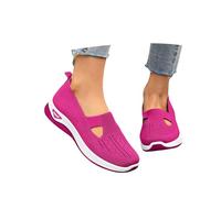 Scarpe Senza Lacci Donna Ortopediche Leggero Scarpe da Casa in Mesh Senza Lacci Traspiranti Sneakers Donna Barca Camminare Tennis Running Sneakers Offerta Punta Chiusa Morbida Estive Shoes