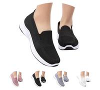 Scarpe Senza Lacci Donna Traspiranti Antiscivolo Scarpe da Corsa con Supporto per Arco Ortopediche Casual Sneakers Donna Estive in Rete Camminare Morbida Sneakers Offerta Running Tennis Barca Shoes
