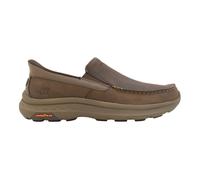Scarpe senza lacci Skechers da uomo 205334-COC in pelle marrone