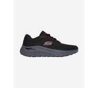 Skechers Arch Fit 2.0, Sport Uomo, Rete Sintetica Nera, 41.5 EU