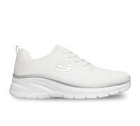 Skechers Fashion Fit 2.0 Donna Trainers Bianco Argento - 40 EU