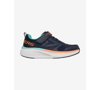 Skechers Go Run Elevate 2.0 Find My, Scarpe da Ginnastica, Navy Textile/Navy Synthetic/Orange & Blue, 27.5 EU